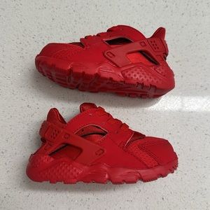Nike Red Baby Huarache’s